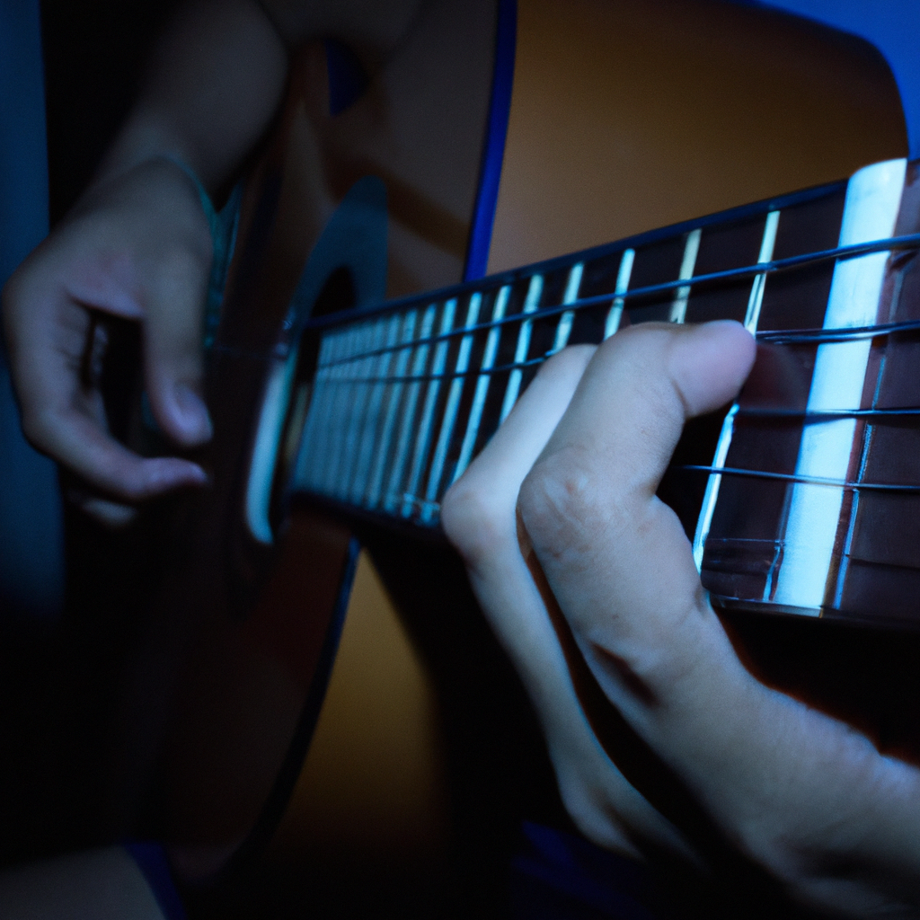 Cómo tocar el Acorde C9 en la Guitarra