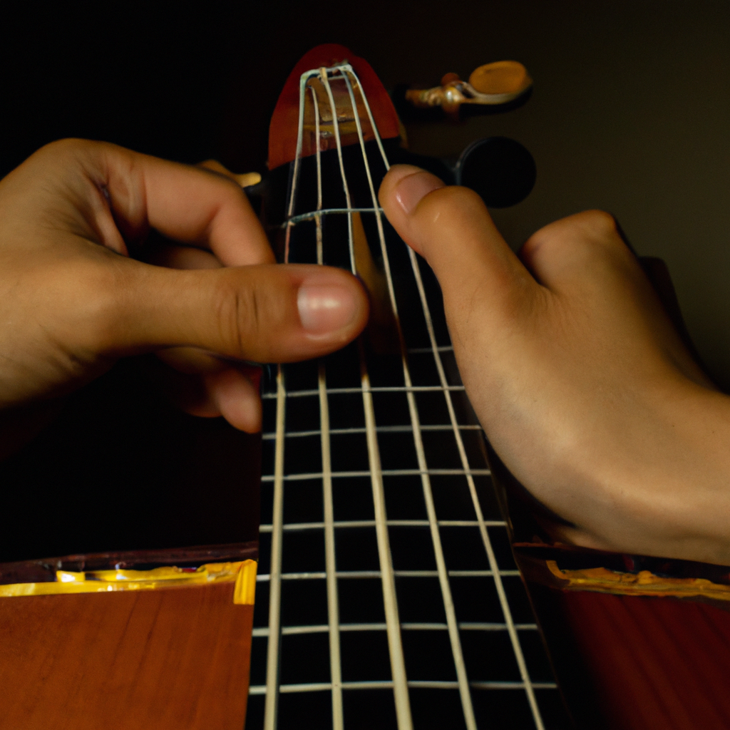 ¿Cómo tocar un instrumento de tres cuerdas?