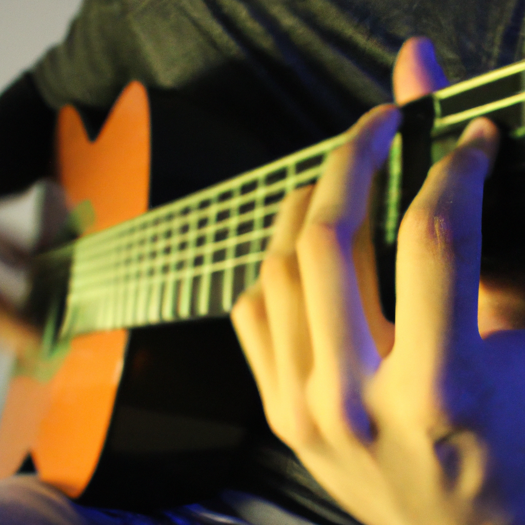 Cómo tocar un Acorde B9 en la Guitarra