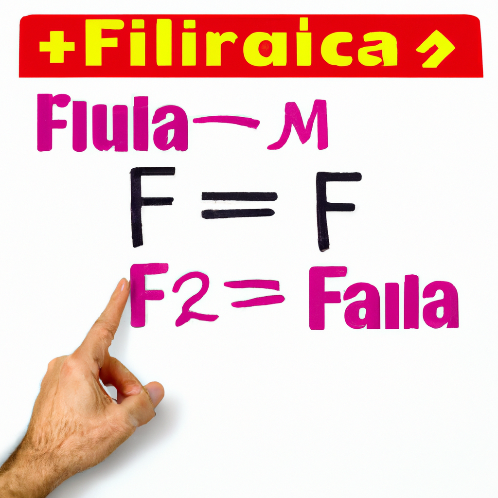 ¿Cómo usar la fórmula F ma?