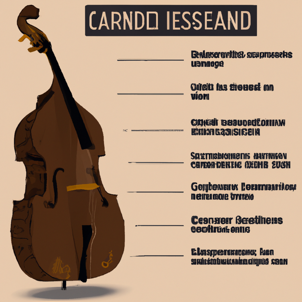 ¿Cuáles son las partes del contrabajo?